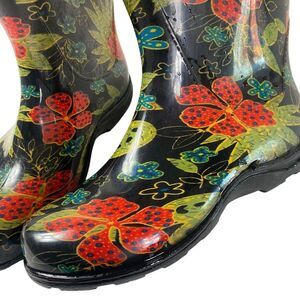 Sloggers 8 Muti colored rain boots floral